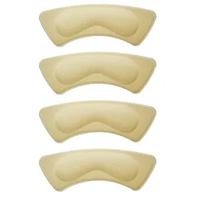 2 Pairs Heel Cushion Inserts, Self-Adhesive Heel Grips Shoe Pads, Anti-Slip Shoe Inserts for Shoes - White