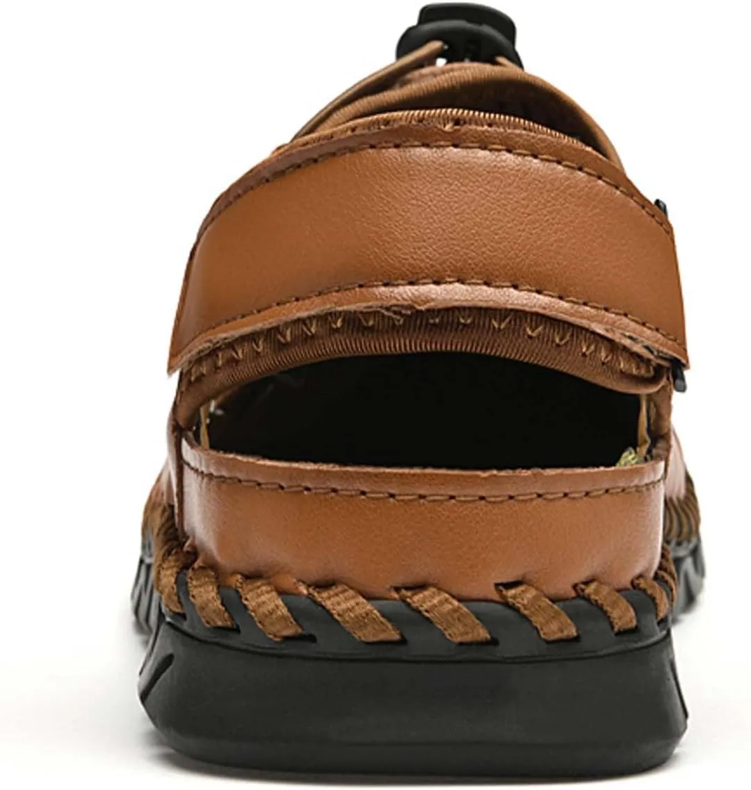 GeRRiT Mens Outdoor Casual Sandals Slippers Lightweight Anti-slip Sports Water Water Shoes Breathable Men's Sandals Fashion Hundred Sports Walking Shoes