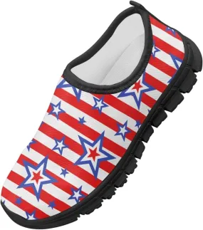 Kids Sneakers for Boys Girls Elastic Slip On School Shoes Lightweight Breathable Tennis Shoes for Running Gym Size 11-15 Black Sole