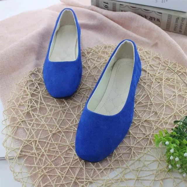 Padgene Women's Casual Ballet Flats, Ladies Ballerina Flats Girls Fashionable Ballet Pumps Dolly Shoes Womens Stylish Comfy Office Driving Flat Shoes Slip On Loafers