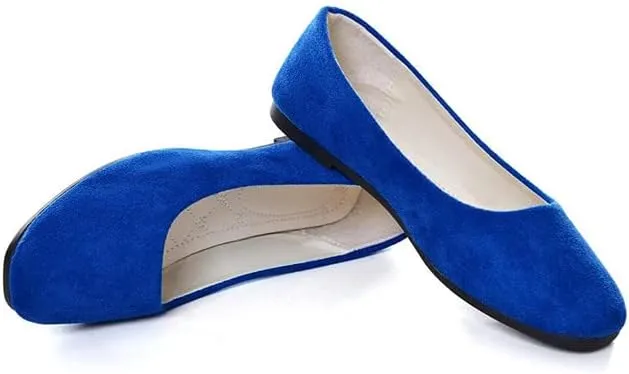 Padgene Women's Casual Ballet Flats, Ladies Ballerina Flats Girls Fashionable Ballet Pumps Dolly Shoes Womens Stylish Comfy Office Driving Flat Shoes Slip On Loafers