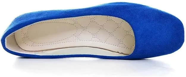 Padgene Women's Casual Ballet Flats, Ladies Ballerina Flats Girls Fashionable Ballet Pumps Dolly Shoes Womens Stylish Comfy Office Driving Flat Shoes Slip On Loafers