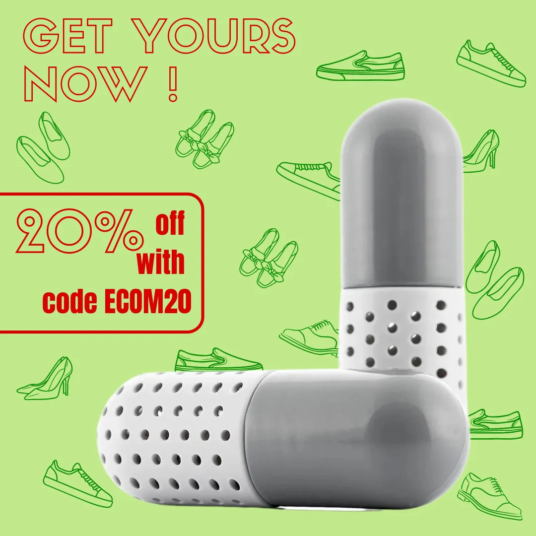 Shoe Deodorizer (2 Capsules)