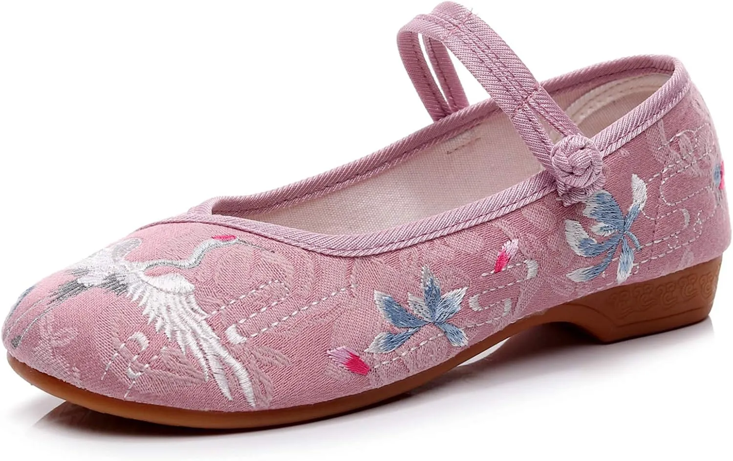 Stunner Women's Vintage Embroidered Shoes Comfortable Flat Shoes Mary Jane Shoes