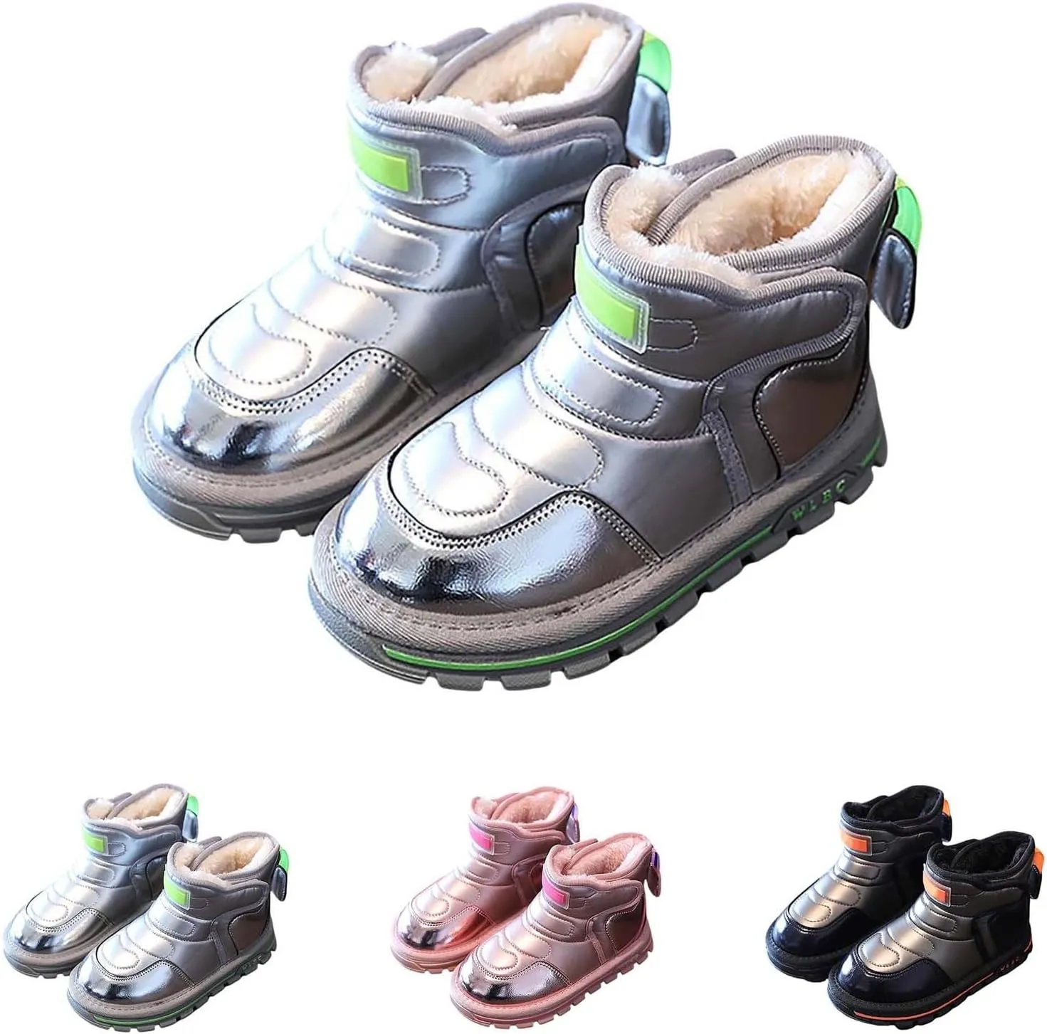 Winter Girls Boys Ankle Boots Kids Comfortable Warm Lined Comfort Casual Sports Shoes for Little Boy Rain Boots Size 6