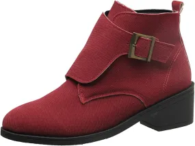 Women's Chunky Block Boots heels Side Zipper BootsKnee High Boots Casual Shoes Rain Boots Combat Chunky Western Pull On